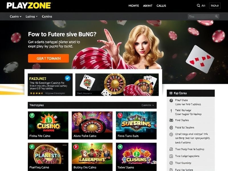 Welcome to Playzone Casino - your premier destination for thrilling online casino games and exclusive promotions. Enjoy real money gambling with top-rated slots, table games, and expert guidance.